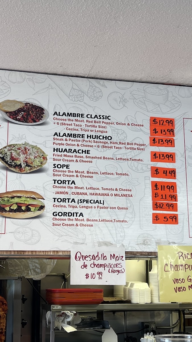 Tacos Huicho Menu - Image 2