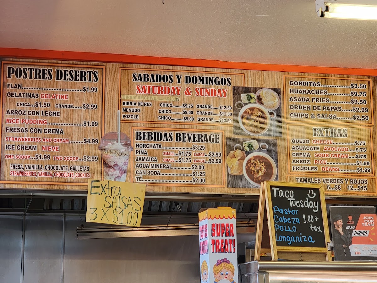 Tacos Huicho Menu - Image 5